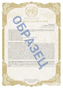 Образец Приложение к СТО 01.064.00220722.2-2020 Бутурлиновка Сертификат СТО 01.064.00220722.2-2020 